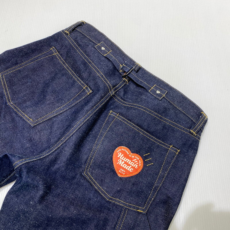 【中古品】【メンズ】 HUMAN MADE ヒューマンメイド DENIM WORK PANTS HM31PT01 デニム ワークパンツ ボトムス 153-260831-yo-17-tei サイズ：30 カラー：インディゴ 万代Net店