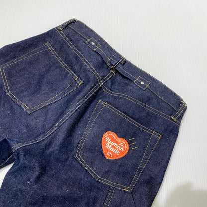 【中古品】【メンズ】 HUMAN MADE ヒューマンメイド DENIM WORK PANTS HM31PT01 デニム ワークパンツ ボトムス 153-260831-yo-17-tei サイズ：30 カラー：インディゴ 万代Net店