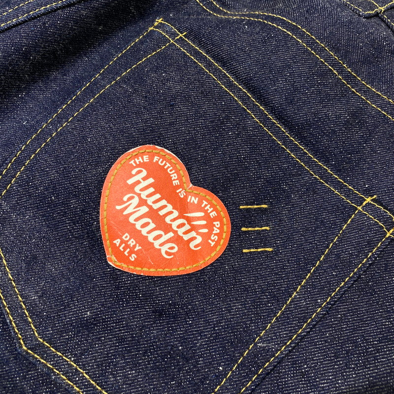 【中古品】【メンズ】 HUMAN MADE ヒューマンメイド DENIM WORK PANTS HM31PT01 デニム ワークパンツ ボトムス 153-260831-yo-17-tei サイズ：30 カラー：インディゴ 万代Net店