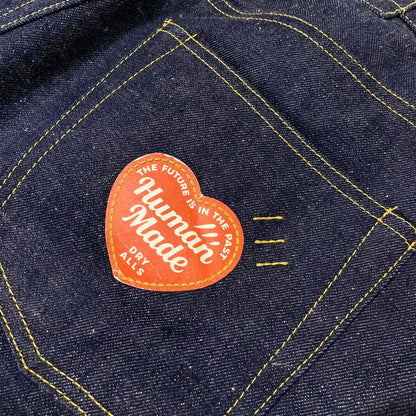 【中古品】【メンズ】 HUMAN MADE ヒューマンメイド DENIM WORK PANTS HM31PT01 デニム ワークパンツ ボトムス 153-260831-yo-17-tei サイズ：30 カラー：インディゴ 万代Net店
