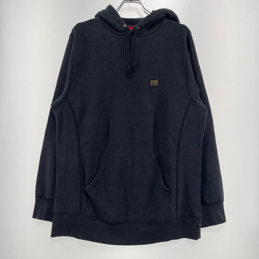 【中古品】【メンズ】 SUPREME シュプリーム METAL PLATE PULLOVER HOODIE メタルプレート プルオーパー フーディ トップス パーカー 149-260820-ko-11-teih サイズ：XL カラー：グレー系 万代Net店