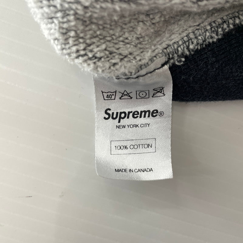 【中古品】【メンズ】 SUPREME シュプリーム METAL PLATE PULLOVER HOODIE メタルプレート プルオーパー フーディ トップス パーカー 149-260820-ko-11-teih サイズ：XL カラー：グレー系 万代Net店
