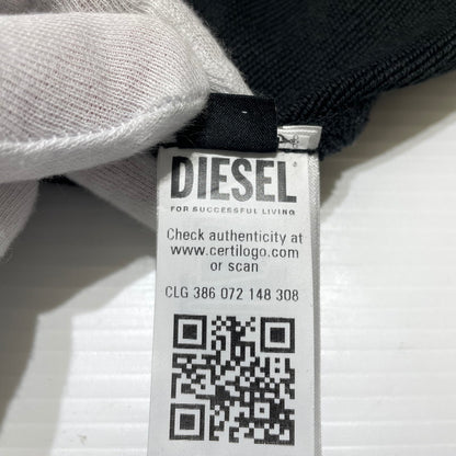 【中古品】【メンズ】 DIESEL ディーゼル S-GINNI-ZIP-OD A21873 0BKBW ジップアップ スウェット トップス トラックジャケット フルジップ 141-260820-ko-10-teih サイズ：L カラー：ブラック 万代Net店