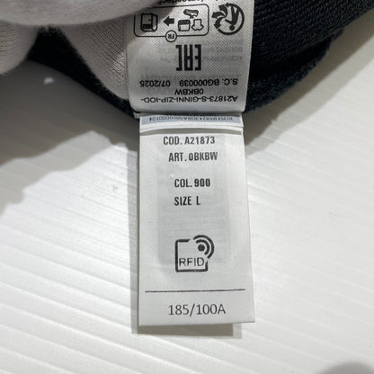 【中古品】【メンズ】 DIESEL ディーゼル S-GINNI-ZIP-OD A21873 0BKBW ジップアップ スウェット トップス トラックジャケット フルジップ 141-260820-ko-10-teih サイズ：L カラー：ブラック 万代Net店