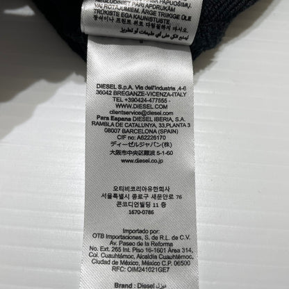 【中古品】【メンズ】 DIESEL ディーゼル S-GINNI-ZIP-OD A21873 0BKBW ジップアップ スウェット トップス トラックジャケット フルジップ 141-260820-ko-10-teih サイズ：L カラー：ブラック 万代Net店