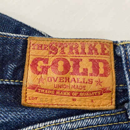 【中古品】【メンズ】 THE STRIKE GOLD ザ ストライク ゴールド DENIM PANT SG1103 デニム パンツ ボトムス ジーンズ 156-260821-sa -10-tei サイズ：W32 カラー：インディゴ 万代Net店