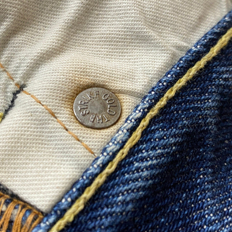 【中古品】【メンズ】 THE STRIKE GOLD ザ ストライク ゴールド DENIM PANT SG1103 デニム パンツ ボトムス ジーンズ 156-260821-sa -10-tei サイズ：W32 カラー：インディゴ 万代Net店