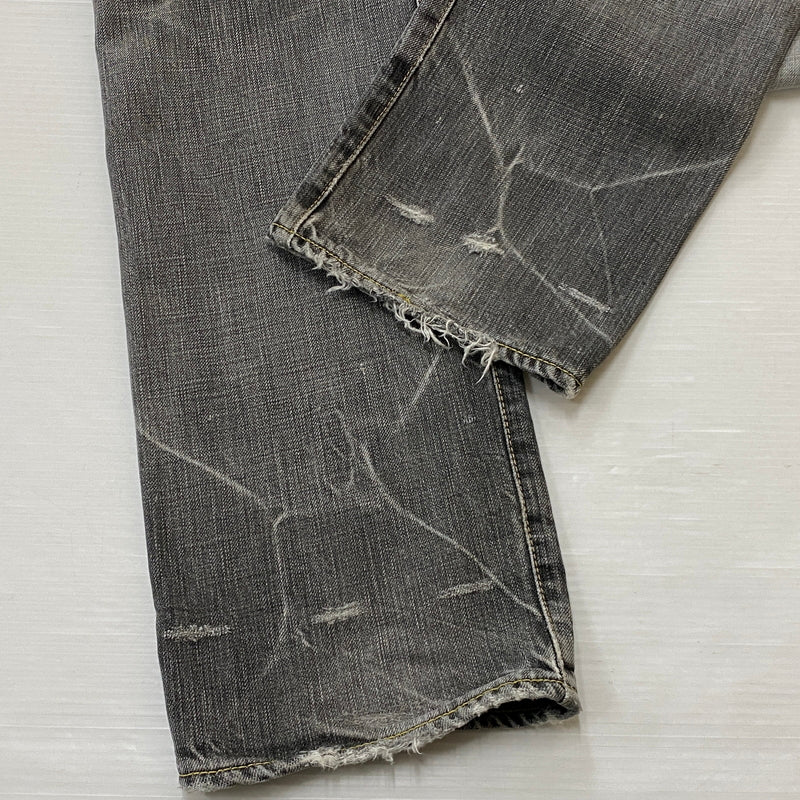 【現状渡し品】【メンズ】 HYSTERIC GLAMOUR ヒステリック グラマー STUDS DENIM スタッズ デニム ボトムス ジーンズ 151-260821-sa -11-tei サイズ：30 カラー：グレー 万代Net店