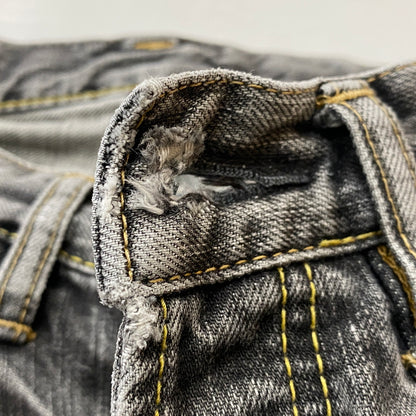 【現状渡し品】【メンズ】 HYSTERIC GLAMOUR ヒステリック グラマー STUDS DENIM スタッズ デニム ボトムス ジーンズ 151-260821-sa -11-tei サイズ：30 カラー：グレー 万代Net店