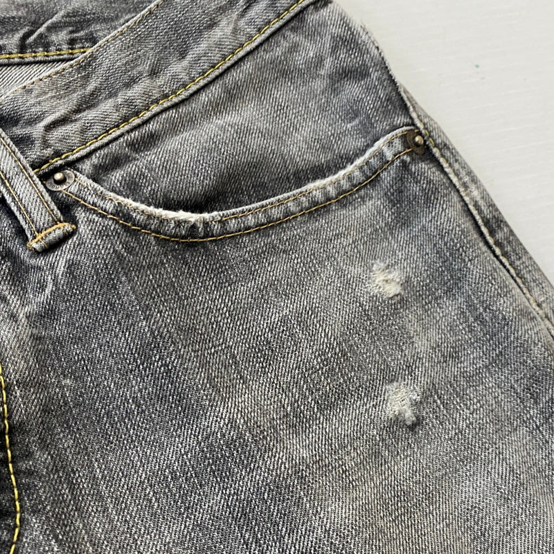【現状渡し品】【メンズ】 HYSTERIC GLAMOUR ヒステリック グラマー STUDS DENIM スタッズ デニム ボトムス ジーンズ 151-260821-sa -11-tei サイズ：30 カラー：グレー 万代Net店