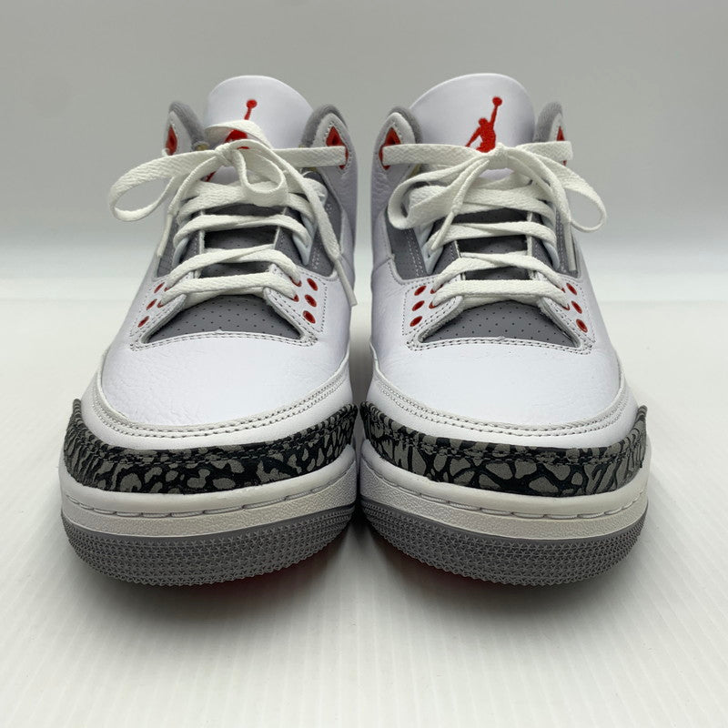 【中古品】【メンズ】 NIKE ナイキ AIR JORDAN 3 RETRO OG FIRE RED 2022 DN3707-160 エアジョーダン3 レトロ スニーカー 靴 シューズ 160-260823-ko-13-teih サイズ：28cm カラー：ホワイトレッド 万代Net店