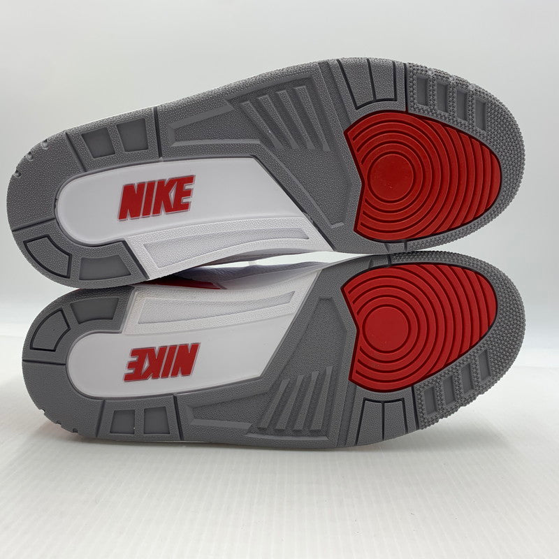 【中古品】【メンズ】 NIKE ナイキ AIR JORDAN 3 RETRO OG FIRE RED 2022 DN3707-160 エアジョーダン3 レトロ スニーカー 靴 シューズ 160-260823-ko-13-teih サイズ：28cm カラー：ホワイトレッド 万代Net店