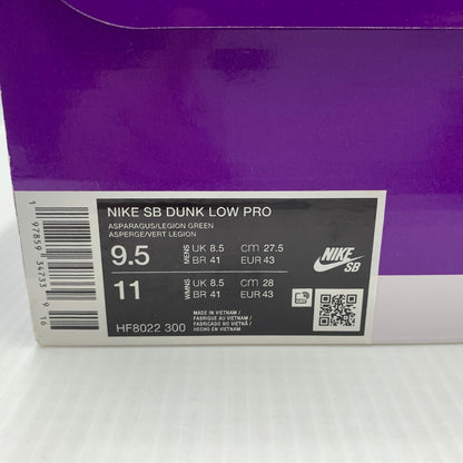 【中古品】【メンズ】 YUTO HORIGOME 堀米雄斗 × NIKE SB ナイキエスビー 別注 コラボ DUNK LOW MATCHA HF8022-300 ダンク ロー スニーカー 靴 シューズ 160-260823-ko-11-teih サイズ：27.5cm カラー：グリーン 万代Net店