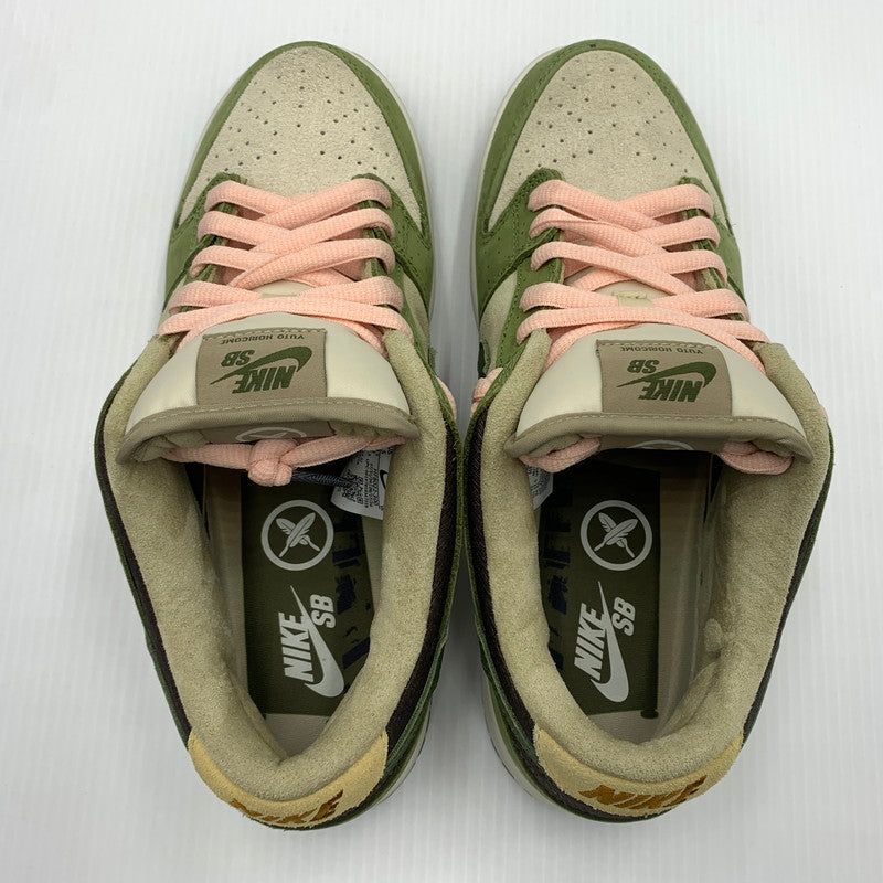 【中古品】【メンズ】 YUTO HORIGOME 堀米雄斗 × NIKE SB ナイキエスビー 別注 コラボ DUNK LOW MATCHA HF8022-300 ダンク ロー スニーカー 靴 シューズ 160-260823-ko-11-teih サイズ：27.5cm カラー：グリーン 万代Net店