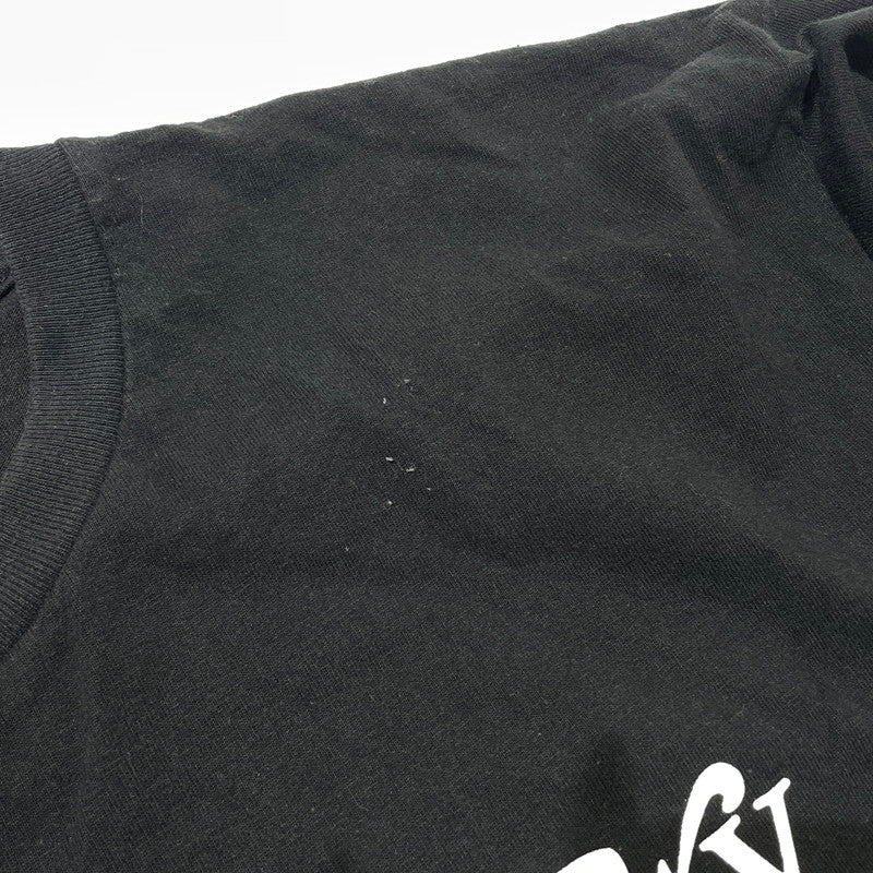 【中古品】【メンズ】 HUMANMADE ヒューマンメイド × GIRLS DONT CRY ガールズドントクライ 別注 コラボ S/S LOGO TEE ショートスリーブ ロゴ Tシャツ 半袖 トップス 142-260820-yo-01-teih サイズ：XL カラー：ブラック 万代Net店