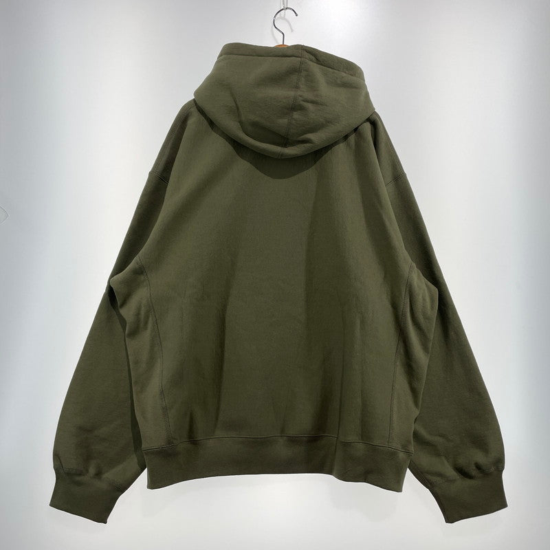 【中古品】【メンズ】 SUPREME シュプリーム 25AW BOXLOGO HOODED SWEATSHIRT ボックスロゴ フーデッド スウェットシャツ 長袖 トップス プルオーバーパーカー 149-260820-yo-05-teih サイズ：XXL カラー：モスグリーン 万代Net店