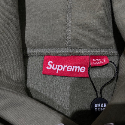 【中古品】【メンズ】 SUPREME シュプリーム 25AW BOXLOGO HOODED SWEATSHIRT ボックスロゴ フーデッド スウェットシャツ 長袖 トップス プルオーバーパーカー 149-260820-yo-05-teih サイズ：XXL カラー：モスグリーン 万代Net店