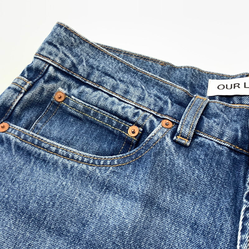 【中古品】【メンズ】 OURLEGACY アワー レガシー THIRD CUT SHELLY WASH M4255TS サード カット シェルリー ウォッシュ ボトムス ジーンズ デニム 152-260820-sa-14-tei サイズ：28 カラー：インディゴ 万代Net店