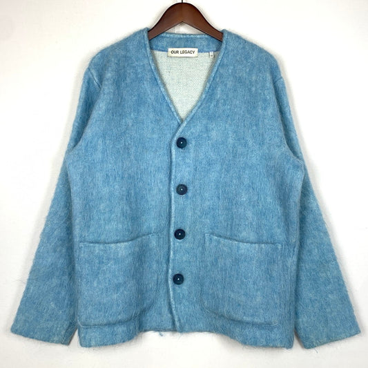 【中古品】【メンズ】 OURLEGACY アワー レガシー 22SS BABY BLUE MOHAIR M4206CBBM 22春夏 ベイビー ブルー モヘア トップス 141-260820-sa-04-tei サイズ：44 カラー：ブルー系 万代Net店