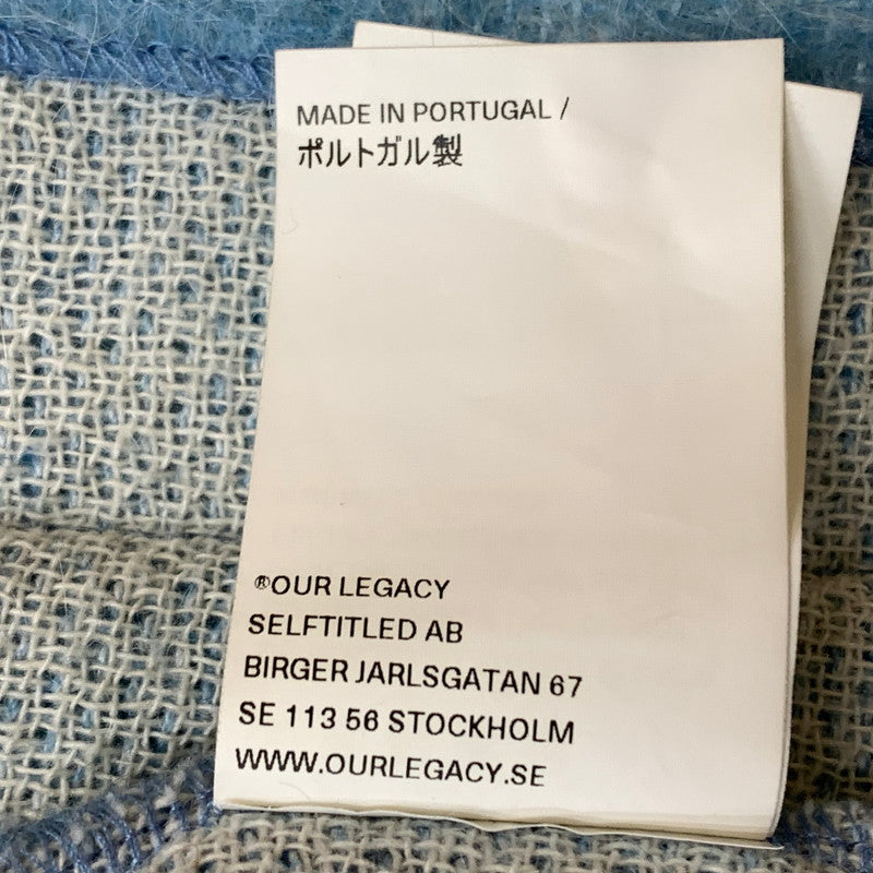 【中古品】【メンズ】 OURLEGACY アワー レガシー 22SS BABY BLUE MOHAIR M4206CBBM 22春夏 ベイビー ブルー モヘア トップス 141-260820-sa-04-tei サイズ：44 カラー：ブルー系 万代Net店