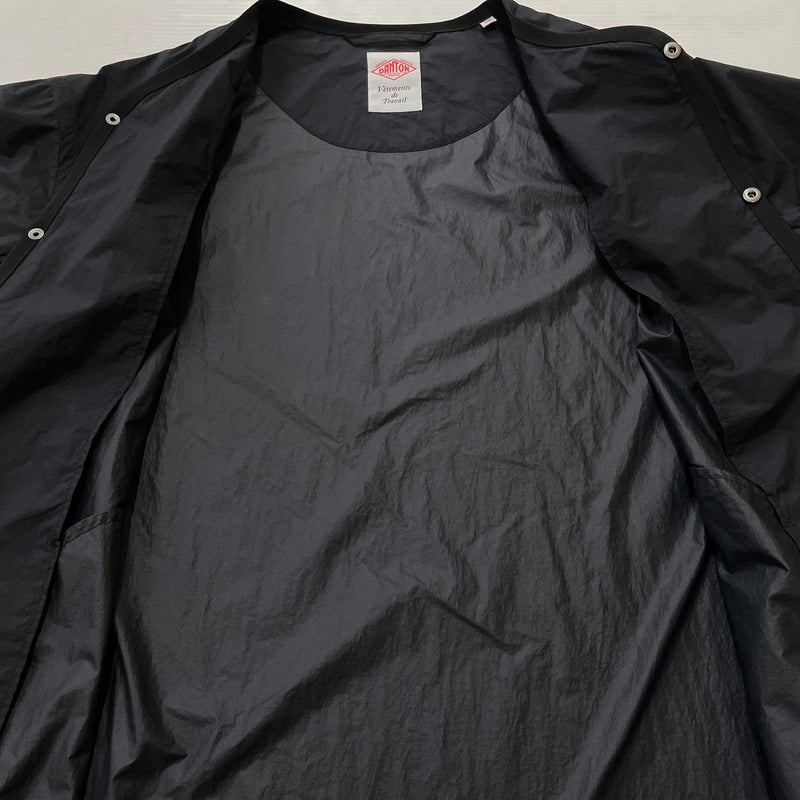 【中古品】【メンズ】 DANTON ダントン NOCOLLAR JACKET DT-A0280 ノーカラージャケット アウター 147-260830-sa-13-tei サイズ：M カラー：ブラック 万代Net店