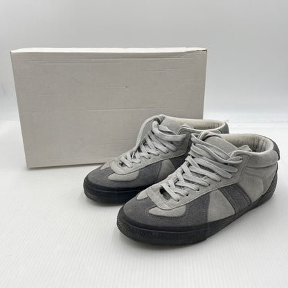 【中古品】【メンズ】 Graphpaper グラフペーパー × REPRODUCTION OF FOUND リプロダクションオブファウンド 別注コラボ GERMAN MILITARY TRAINER ジャーマン ミリタリートレーナー スニーカー 靴 162-260923-ss-01-teih サイズ：42 箱付き カラー：グレー 万代Net店