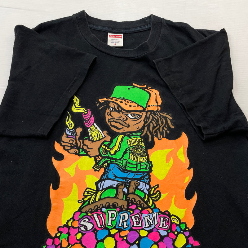 【中古品】【メンズ】 SUPREME シュプリーム 19SS MOLOTOV KID TEE 2019年春夏 モロトフ キッド ティー 半袖 トップス 149-260830-sa-04-tei サイズ：S カラー：ブラック 万代Net店
