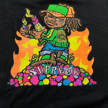 【中古品】【メンズ】 SUPREME シュプリーム 19SS MOLOTOV KID TEE 2019年春夏 モロトフ キッド ティー 半袖 トップス 149-260830-sa-04-tei サイズ：S カラー：ブラック 万代Net店