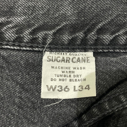 【中古品】【メンズ】 SUGAR CANE シュガーケーン LOT470 BLACK DENIM PANTS ブラック デニムパンツ ボトムス ジーンズ 156-260820-yo-08-teih サイズ：W36L34 カラー：ブラック 万代Net店