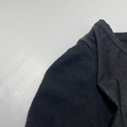 【中古品】【レディース】 DIESEL ディーゼル M-ROS KNIT CROPPED CARDIGAN A14934 ニット クロップド カーディガン 長袖 トップス 168-260820-yo-02-teih サイズ：M カラー：ブラック 万代Net店