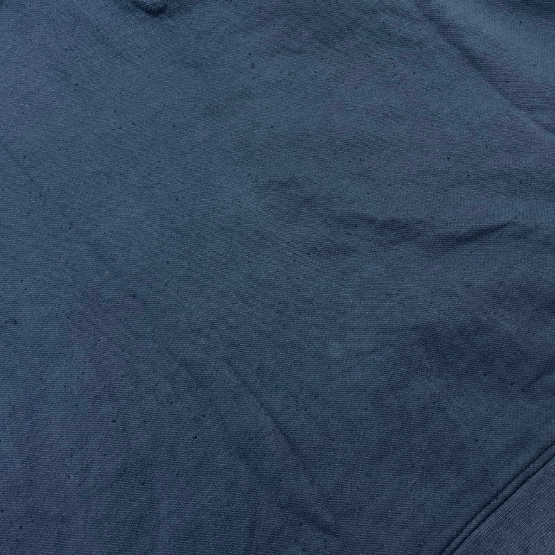 【中古品】【メンズ】 LEH レー COTTON LINEN HOODIE コットン リネン 後付けパーカー 長袖 トップス 140-260820-yo-03-teih サイズ：S カラー：ネイビー 万代Net店