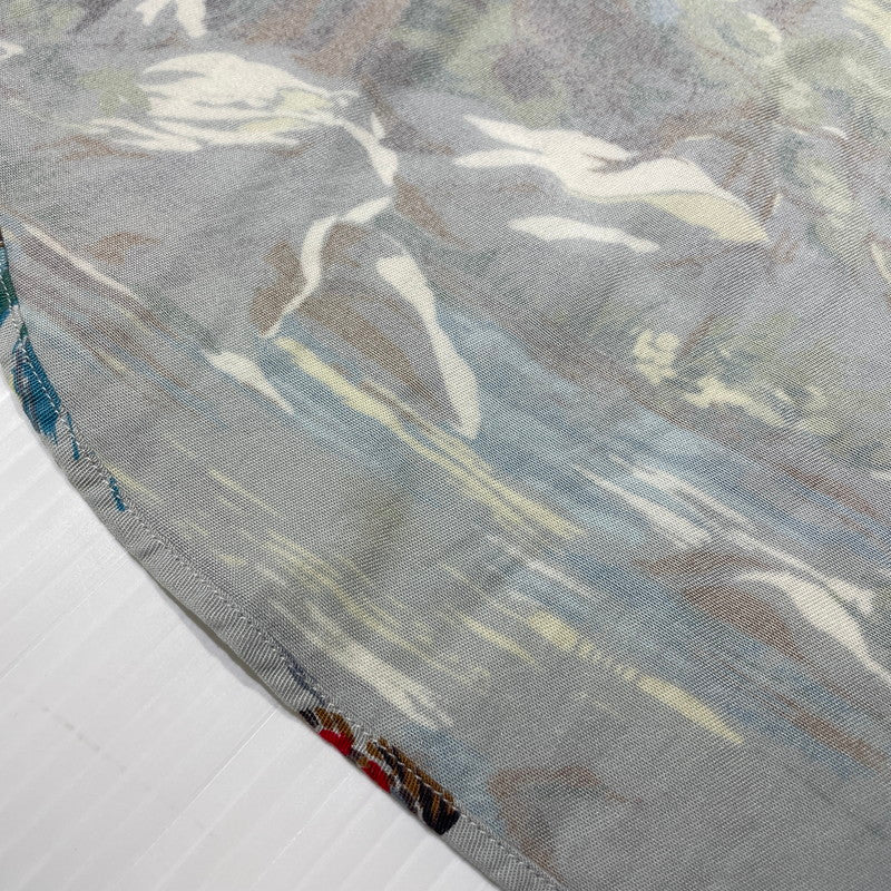 【中古品】【メンズ】 RALPHLAUREN ラルフローレン RAYON L/S SHIRT レーヨン ロングスリーブ シャツ 長袖 トップス 147-260820-yo-06-teih サイズ：6 カラー：柄 万代Net店