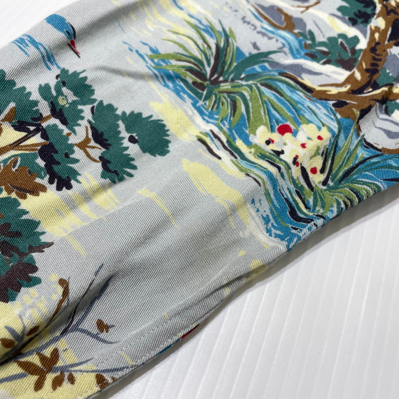 【中古品】【メンズ】 RALPHLAUREN ラルフローレン RAYON L/S SHIRT レーヨン ロングスリーブ シャツ 長袖 トップス 147-260820-yo-06-teih サイズ：6 カラー：柄 万代Net店