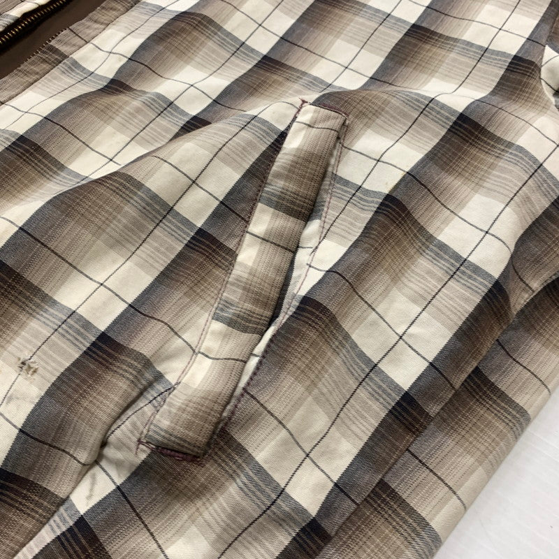 【ジャンク品】【メンズ】 UNKNOWN OMBRE CHECK JACKET CONMAR ZIPPER VINTAGE オンブレ チェックジャケット ライトアウター ヴィンテージ コンマージッパー 147-260823-ko-05-teih サイズ：不明 カラー：チェック 万代Net店