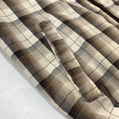 【ジャンク品】【メンズ】 UNKNOWN OMBRE CHECK JACKET CONMAR ZIPPER VINTAGE オンブレ チェックジャケット ライトアウター ヴィンテージ コンマージッパー 147-260823-ko-05-teih サイズ：不明 カラー：チェック 万代Net店