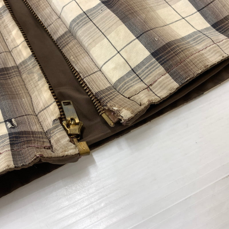 【ジャンク品】【メンズ】 UNKNOWN OMBRE CHECK JACKET CONMAR ZIPPER VINTAGE オンブレ チェックジャケット ライトアウター ヴィンテージ コンマージッパー 147-260823-ko-05-teih サイズ：不明 カラー：チェック 万代Net店