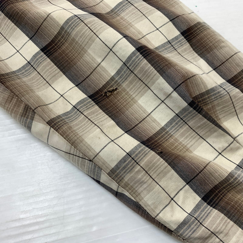 【ジャンク品】【メンズ】 UNKNOWN OMBRE CHECK JACKET CONMAR ZIPPER VINTAGE オンブレ チェックジャケット ライトアウター ヴィンテージ コンマージッパー 147-260823-ko-05-teih サイズ：不明 カラー：チェック 万代Net店