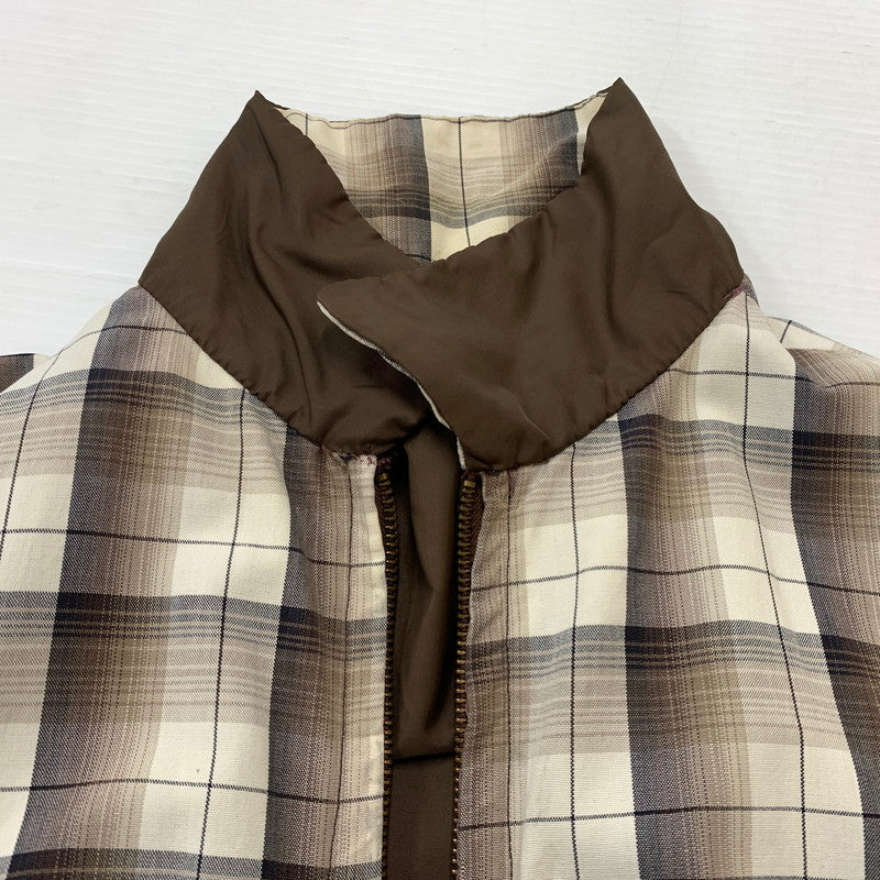 【ジャンク品】【メンズ】 UNKNOWN OMBRE CHECK JACKET CONMAR ZIPPER VINTAGE オンブレ チェックジャケット ライトアウター ヴィンテージ コンマージッパー 147-260823-ko-05-teih サイズ：不明 カラー：チェック 万代Net店