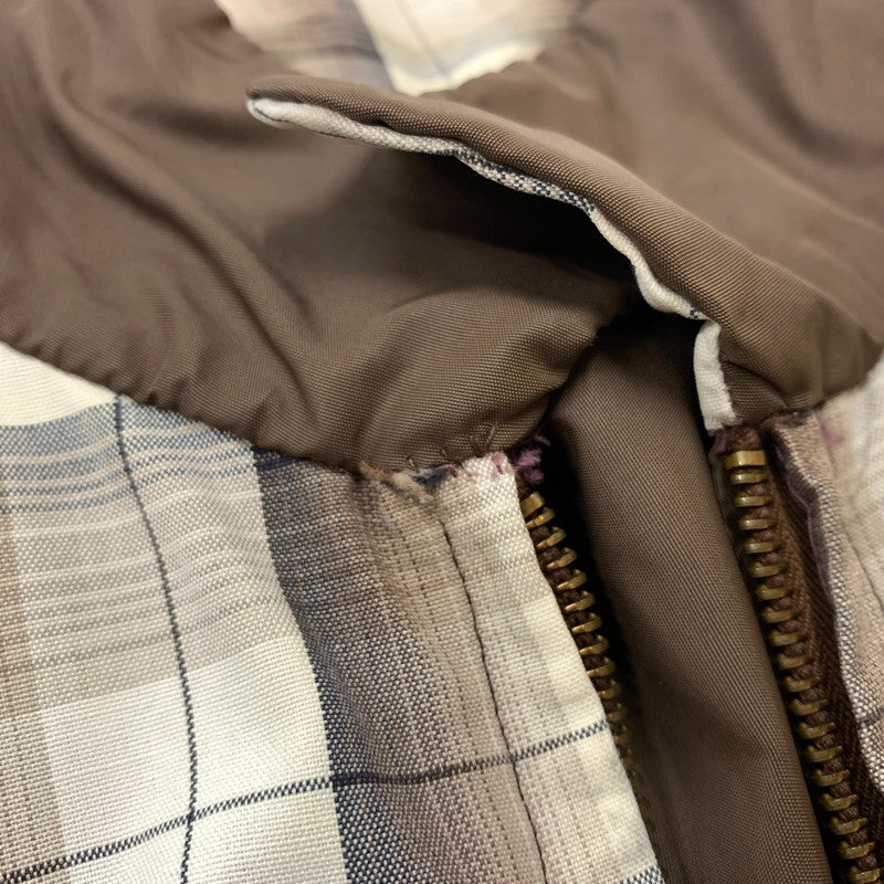 【ジャンク品】【メンズ】 UNKNOWN OMBRE CHECK JACKET CONMAR ZIPPER VINTAGE オンブレ チェックジャケット ライトアウター ヴィンテージ コンマージッパー 147-260823-ko-05-teih サイズ：不明 カラー：チェック 万代Net店