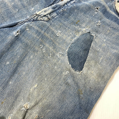 【現状渡し品】【メンズ】 BIGMAC ビッグマック ～70's DENIM PAINTER PANTS VINTAGE ～70年代 デニム ペインターパンツ ボトムス 156-260820-yo-07-teih サイズ：不明 カラー：インディゴ 万代Net店