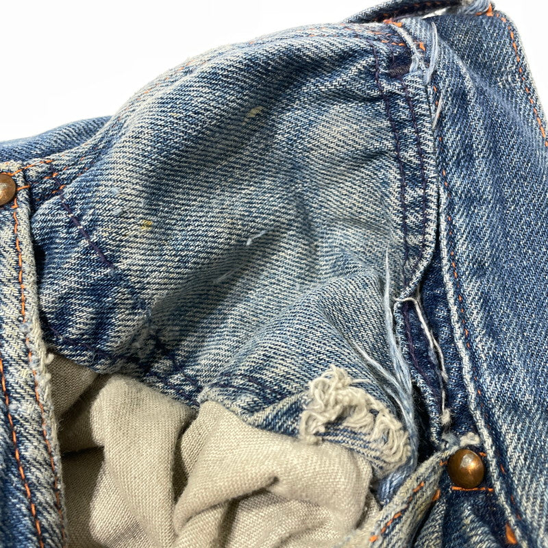 【現状渡し品】【メンズ】 BIGMAC ビッグマック ～70's DENIM PAINTER PANTS VINTAGE ～70年代 デニム ペインターパンツ ボトムス 156-260820-yo-07-teih サイズ：不明 カラー：インディゴ 万代Net店