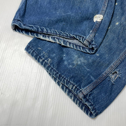 【現状渡し品】【メンズ】 BIGMAC ビッグマック ～70's DENIM PAINTER PANTS VINTAGE ～70年代 デニム ペインターパンツ ボトムス 156-260820-yo-07-teih サイズ：不明 カラー：インディゴ 万代Net店