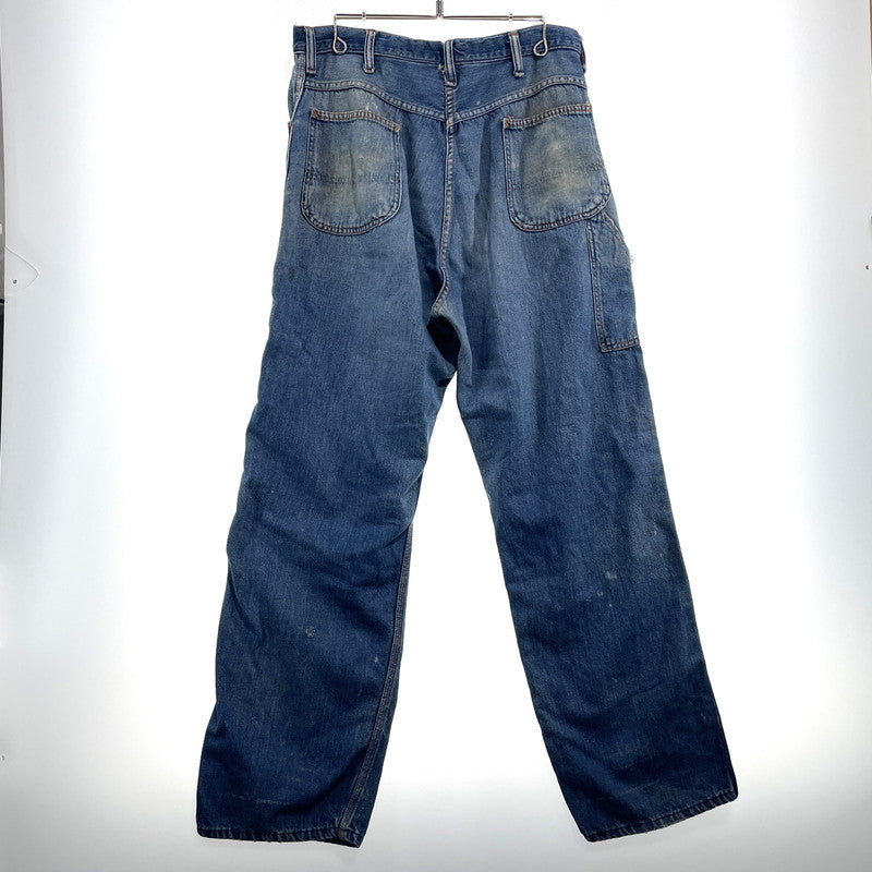 【現状渡し品】【メンズ】 BIGMAC ビッグマック ～70's DENIM PAINTER PANTS VINTAGE ～70年代 デニム ペインターパンツ ボトムス 156-260820-yo-07-teih サイズ：不明 カラー：インディゴ 万代Net店