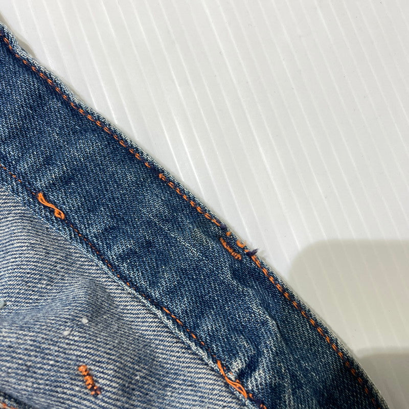 【現状渡し品】【メンズ】 BIGMAC ビッグマック ～70's DENIM PAINTER PANTS VINTAGE ～70年代 デニム ペインターパンツ ボトムス 156-260820-yo-07-teih サイズ：不明 カラー：インディゴ 万代Net店