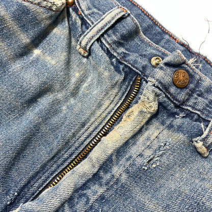 【現状渡し品】【メンズ】 BIGMAC ビッグマック ～70's DENIM PAINTER PANTS VINTAGE ～70年代 デニム ペインターパンツ ボトムス 156-260820-yo-07-teih サイズ：不明 カラー：インディゴ 万代Net店