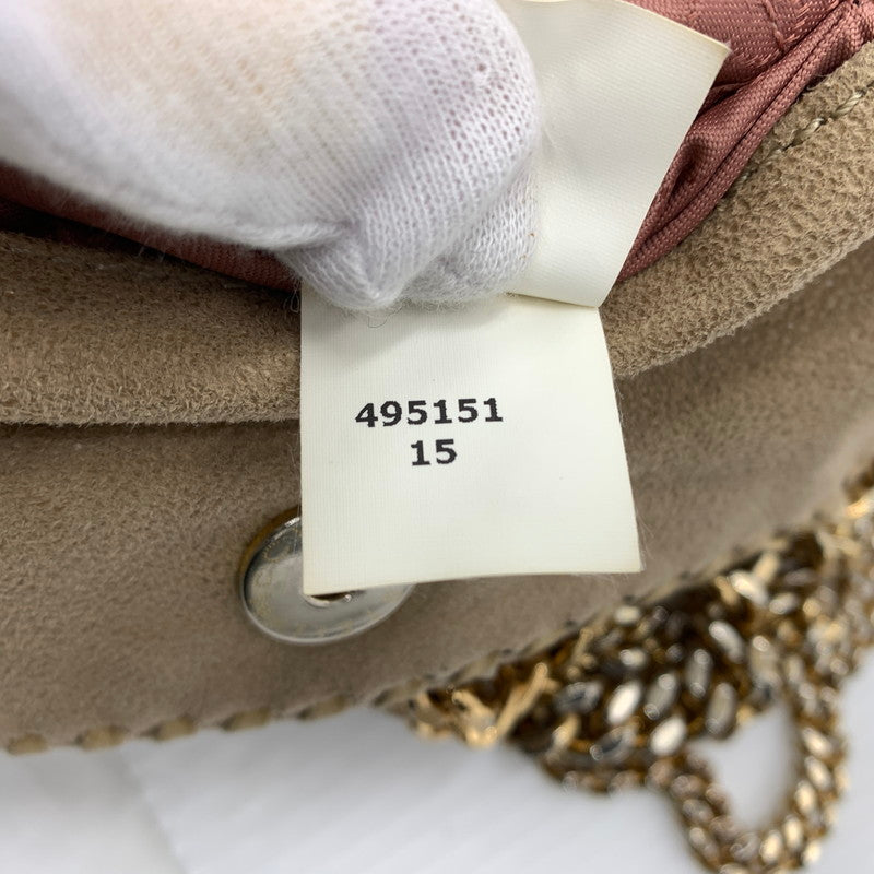 【中古品】【レディース】 Stella McArtney ステラマッカートニー 371223 W9355 AU19 ファラベラ ミニ チェーン トートバッグ 2WAY ショルダーバッグ カバン 188-260823-ko-17-teih カラー：ベージュ系 万代Net店