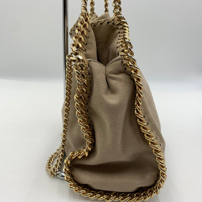 【中古品】【レディース】 Stella McArtney ステラマッカートニー 371223 W9355 AU19 ファラベラ ミニ チェーン トートバッグ 2WAY ショルダーバッグ カバン 188-260823-ko-17-teih カラー：ベージュ系 万代Net店
