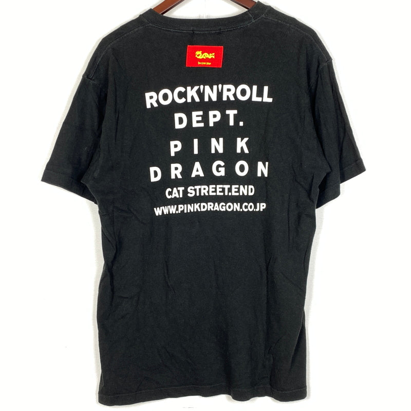 【中古品】【メンズ】 CREAM SODA クリーム ソーダ TEMMYE T-SHIRT ティミー Tシャツ 半袖 トップス 145-260829-sa-09-tei サイズ：Ｌ カラー：ブラック 万代Net店