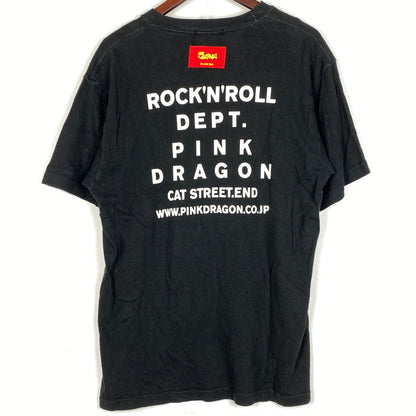 【中古品】【メンズ】 CREAM SODA クリーム ソーダ TEMMYE T-SHIRT ティミー Tシャツ 半袖 トップス 145-260829-sa-09-tei サイズ：Ｌ カラー：ブラック 万代Net店