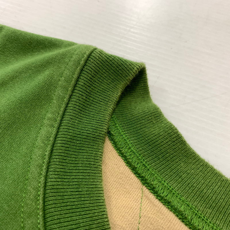 【現状渡し品】【メンズ】 BOTTEGA VENETA ボッテガ ヴェネタ DOUBLE LAYERED COTTON TEE 661788V16E0 ダブルレイヤー コットン Tシャツ 半袖 トップス 141-260823-ko-01-teih サイズ：XL カラー：グリーン 万代Net店
